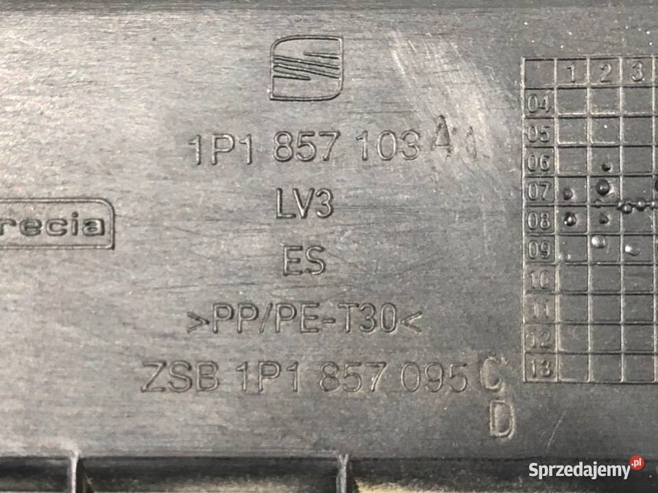 SCHOWEK PASAŻERA SEAT LEON II Hatchback 0513 podkarpackie