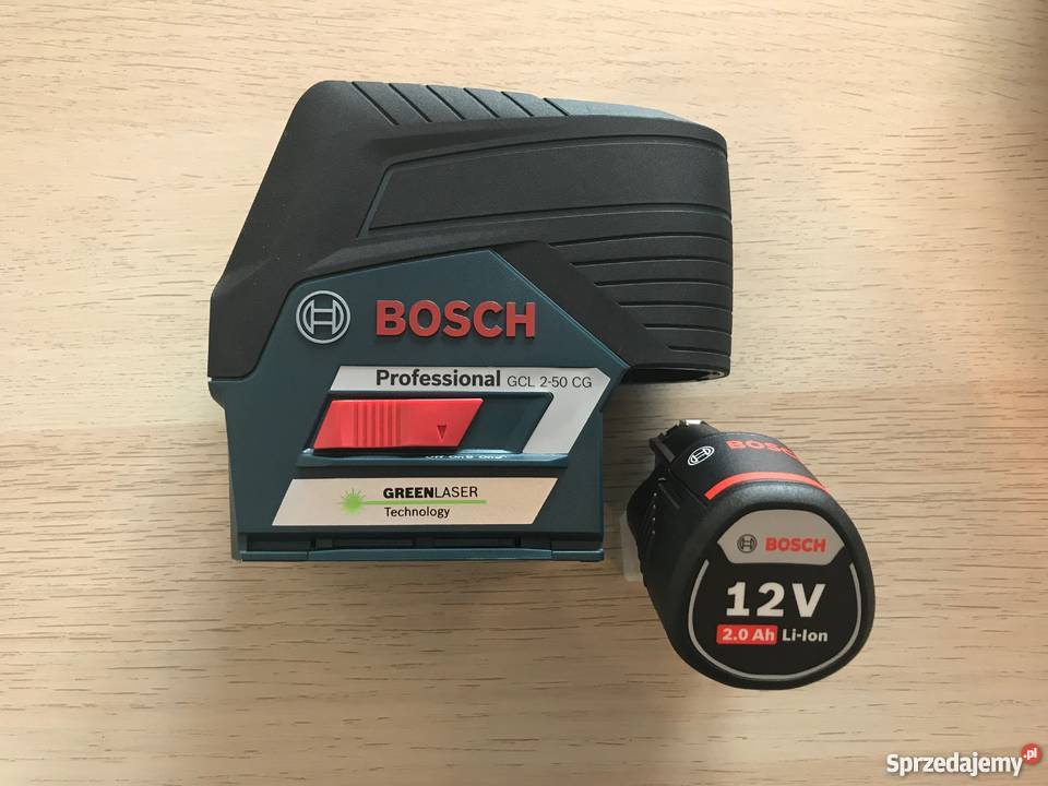 Laser krzyżowy Bosch GCL 250CG akumulator 20Ah Strzelce Opolskie