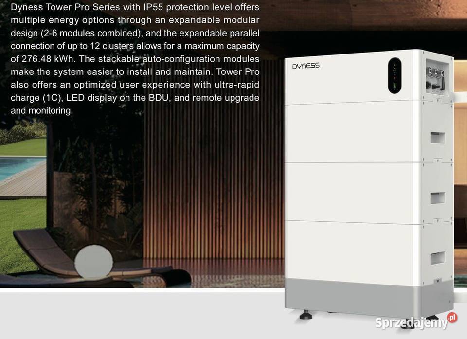 DYNESS TOWER PRO HV9640 384 kWh Moduł 1 2899 z Magazyny energii
