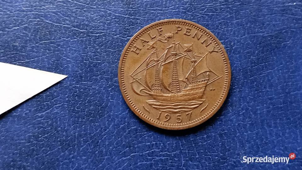 Stare monety 12 pens 1957 Anglia