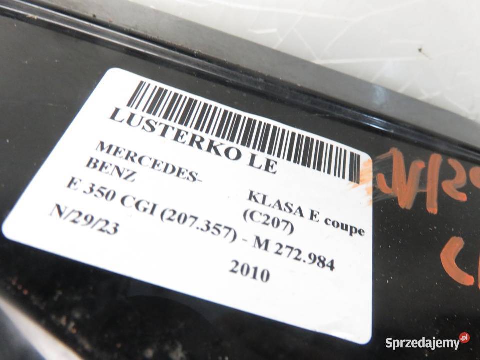 LUSTERKO LEWE MERCEDES C207 2078105916 792U 18 małopolskie sprzedam