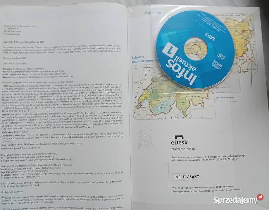 Infos aktuell 1 Język niemiecki liceów i Książki i Podręczniki Koźminek sprzedam