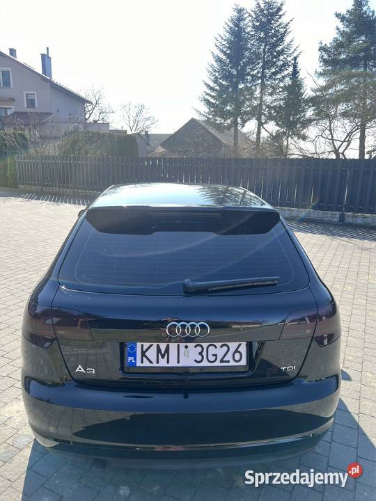 Audi a3 8p lift czarny małopolskie Miechów