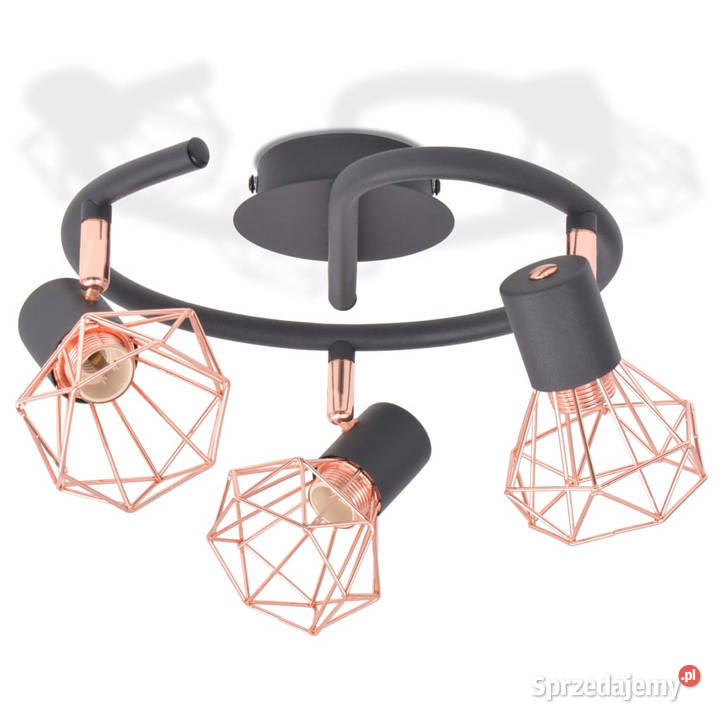 Lampa sufitowa z 3 żarówkami z diodami LED 12 W mazowieckie Warszawa sprzedam