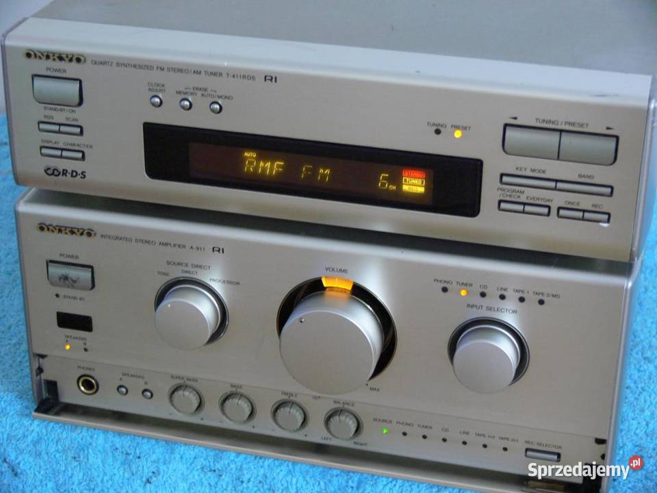 Wzmacniacz i tuner Onkyo mocny WYSYŁKA podkarpackie Jasło sprzedam
