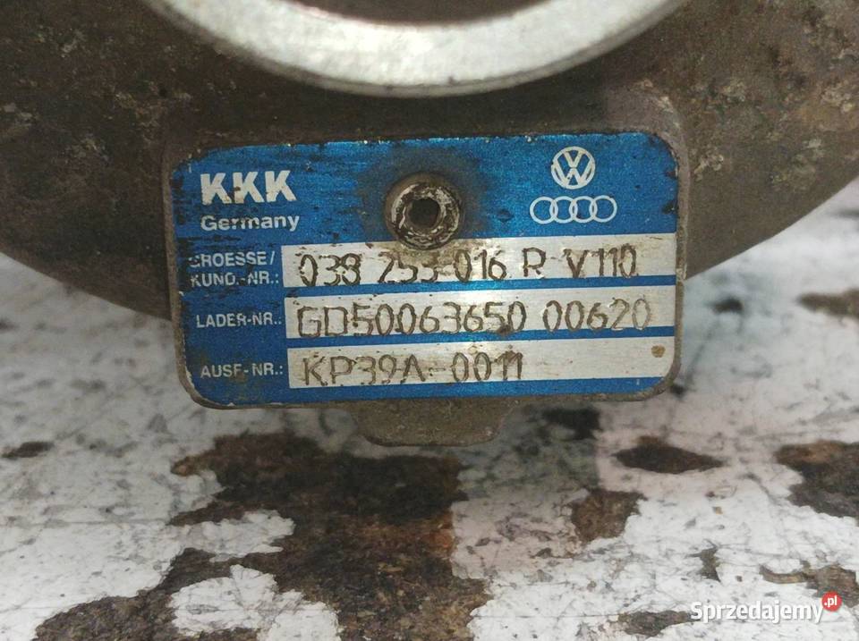 TURBOSPRĘŻARKA 038253016R GD50063650 19 TDI VW