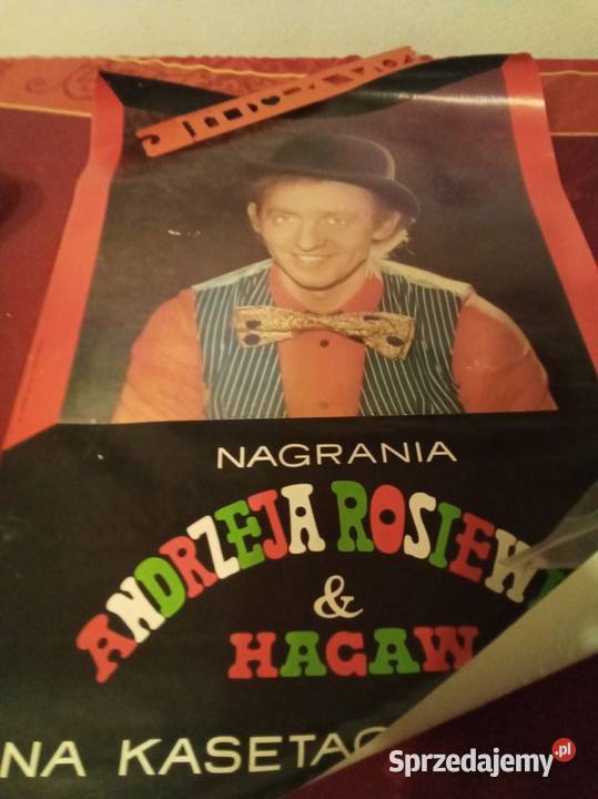 Andrzej Rosiewicz plakat z dedykacją i Warszawa sprzedam