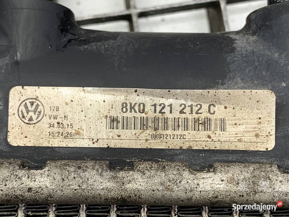 DODATKOWA CHŁODNICA WODY AUDI A7 4G 40 560 Chłodnie wody podkarpackie