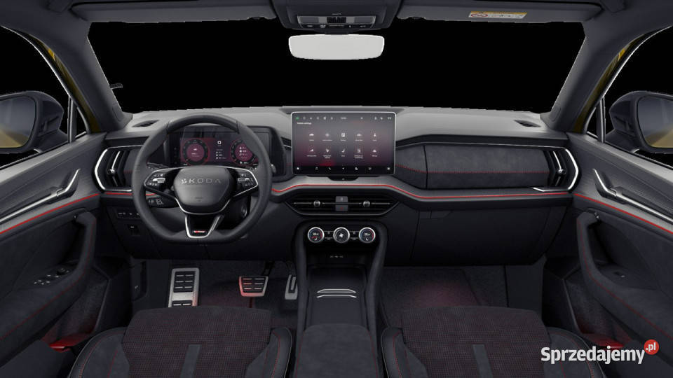 koda Kodiaq RS 20 TSI 265 DSG 4x4 II 2024 relingi dachowe Łódź