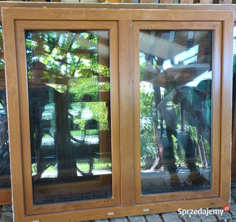Sprzedam okna kolor jasny dąb Budowa Iwkowa sprzedam