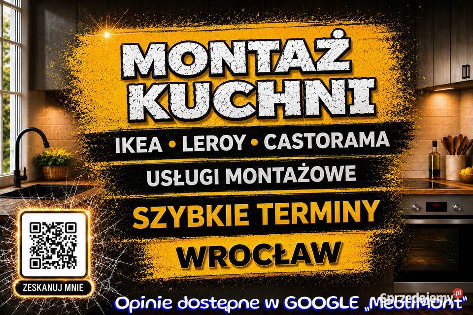 Montaż kuchni IKEA Leroy Castorama AGD wymiana Wrocław