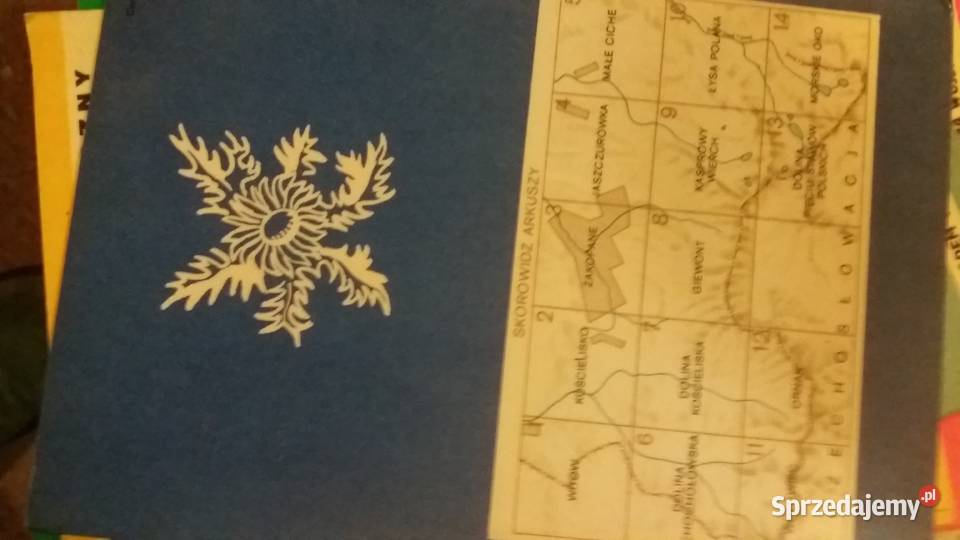 Tatry polskie Witów mapa topograficzna kolekcje Warszawa