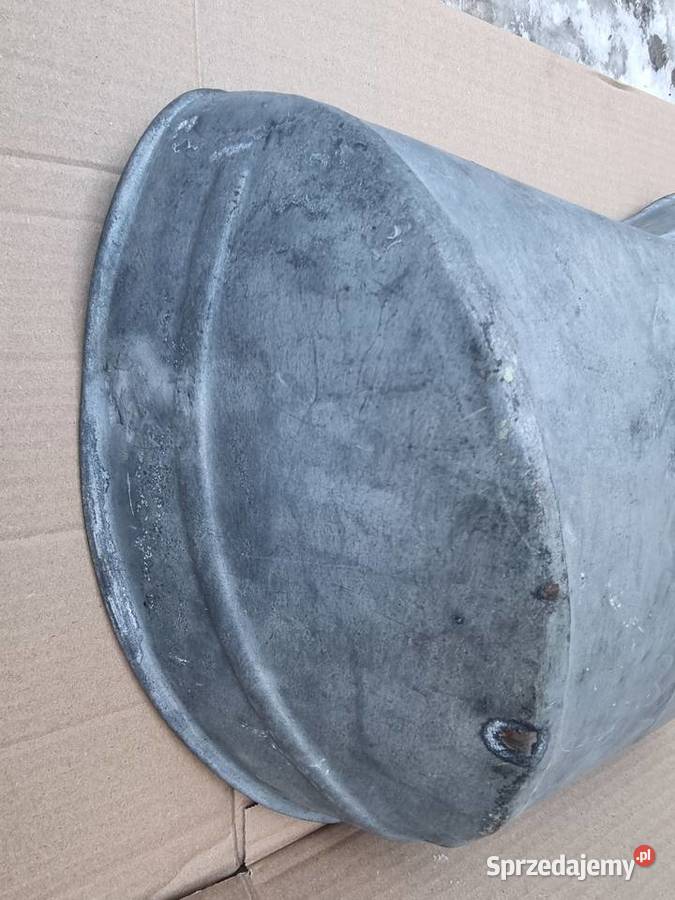 Siewnik ręczny ocynkowany PRL stary do siania Pozostałe