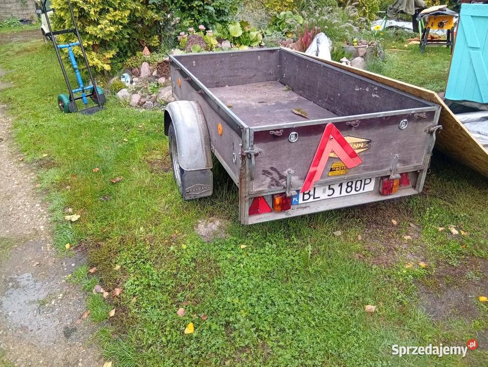 Przyczepka niemiecka solidna zarejestrowana Szygówek sprzedam