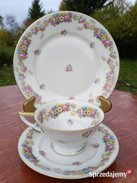 Zestaw trio zabytkowej porcelany marki Thomas dolnośląskie Wrocław sprzedam