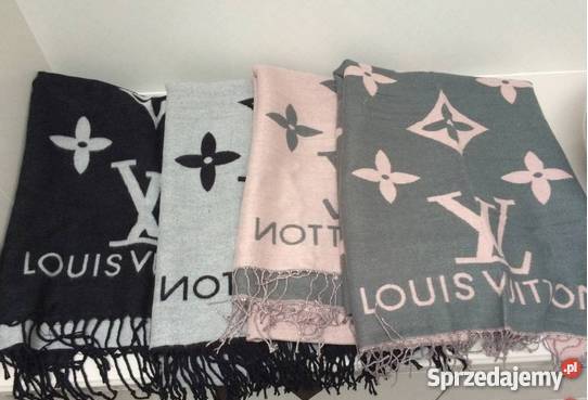 Szal Louis Vuitton LV wełna piękny nowy w folii śląskie