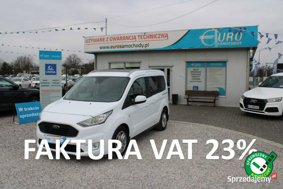 Ford Tourneo Connect Titanium 120HP Panorama przyciemniane szyby mazowieckie Warszawa sprzedam