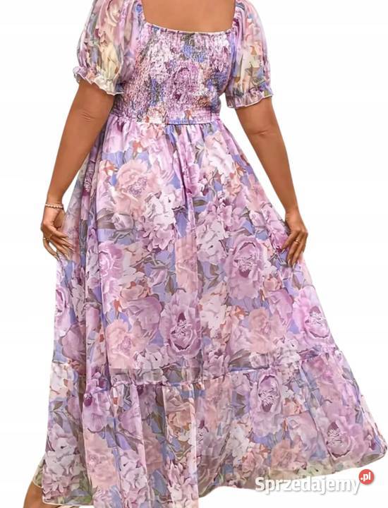 Sukienka lekka boho elegancka na wakacje urlop Inny materiał łódzkie sprzedam