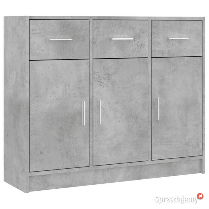 Szafka szarość betonu 91x28x75 materiał Warszawa