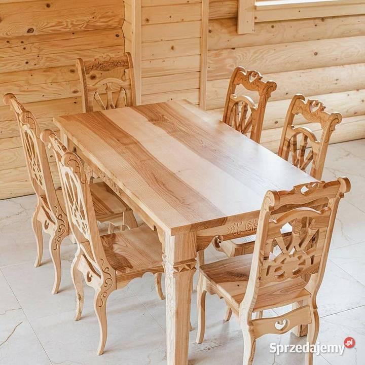 come across Human race Mitt Stół, krzesło, drewniane, w stylu góralskim Rajcza - Sprzedajemy.pl