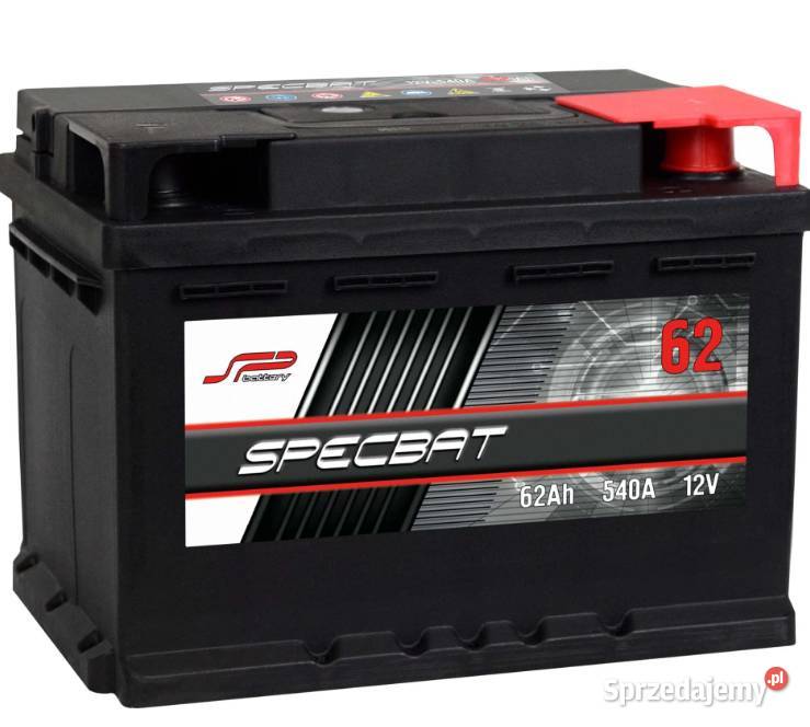 Akumulator 62Ah 540A SPECBAT osobowe Poznań sprzedam