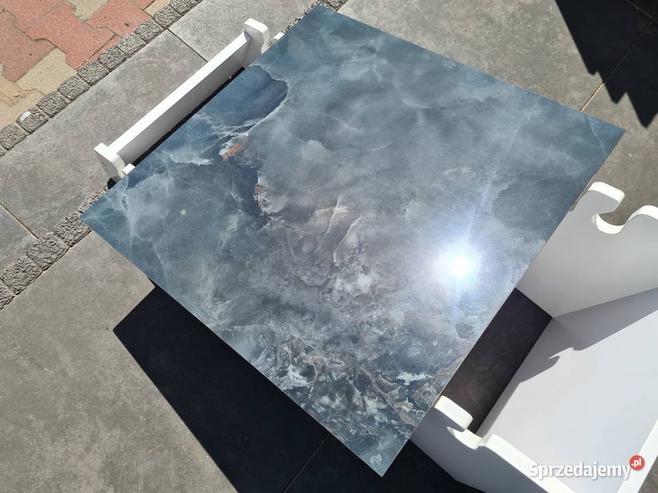 PŁYTKA gres AQUAMARINE BLACK POLER 598X598 GAT 2