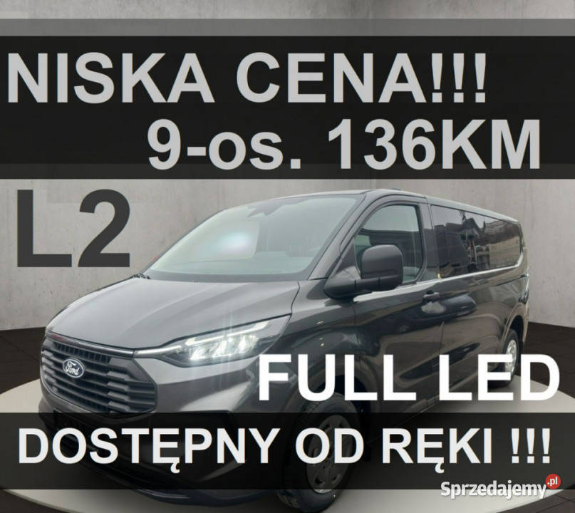 Ford Transit Custom 9osob 136 Full Led ręki zachodniopomorskie Szczecinek sprzedam