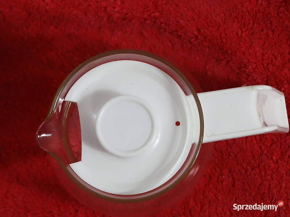 Dzbanek szklany VINTAGE 400 ml PRL Retro Design Biłgoraj