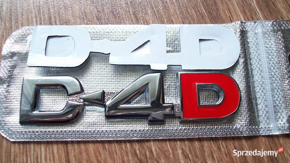 Emblematy metalowe chrom do Toyota Avensis na