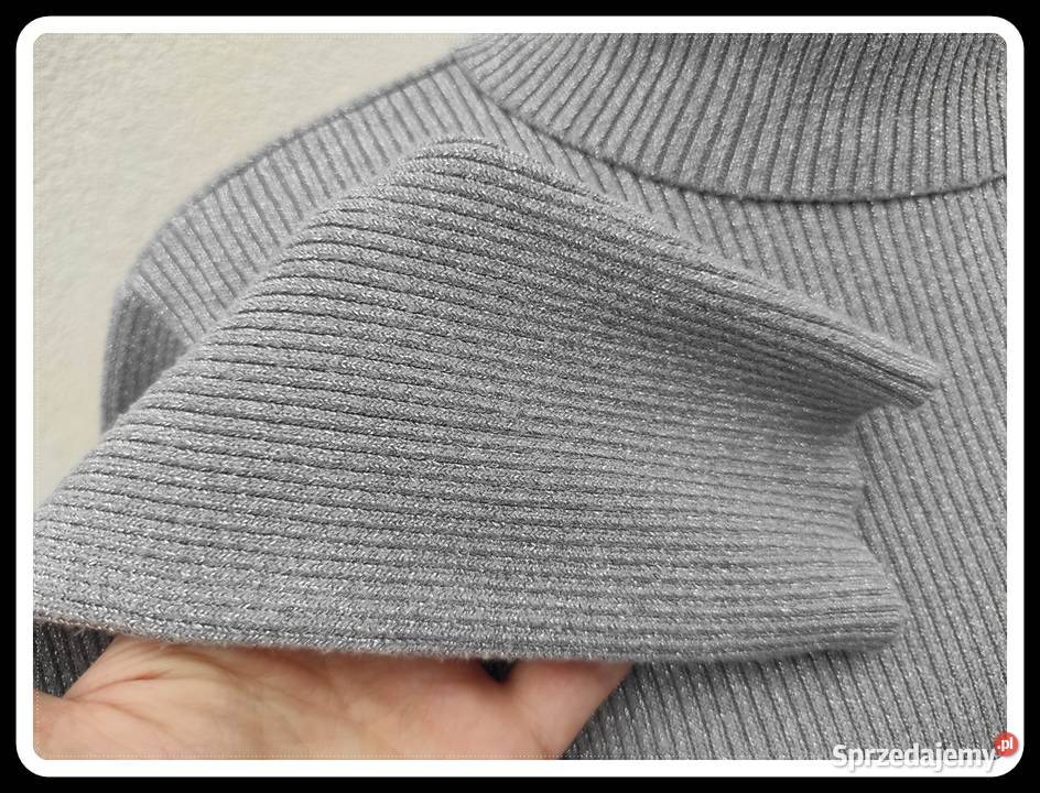 sweter golf srebrny kolor APART rozmiar 40 L mazowieckie Płock