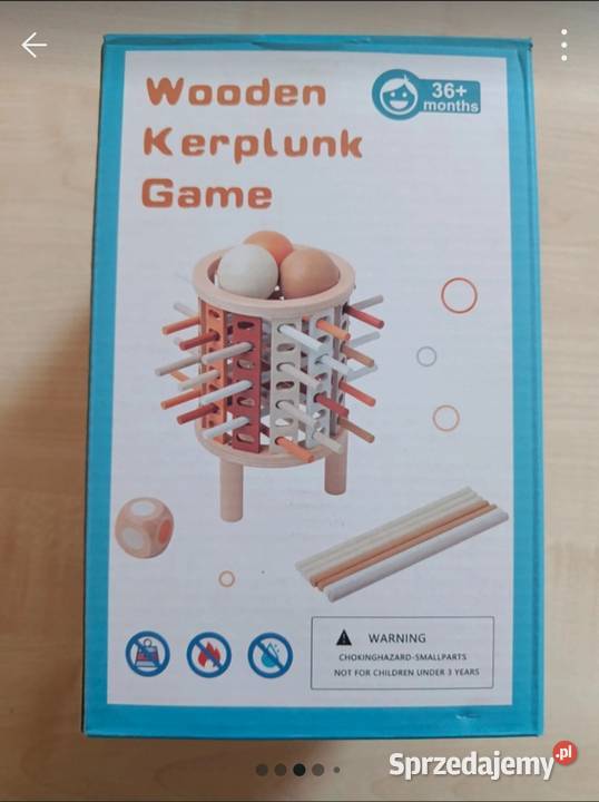 Drewniana gra zręcznościowa Wooden Kerplunk Ligota Bialska