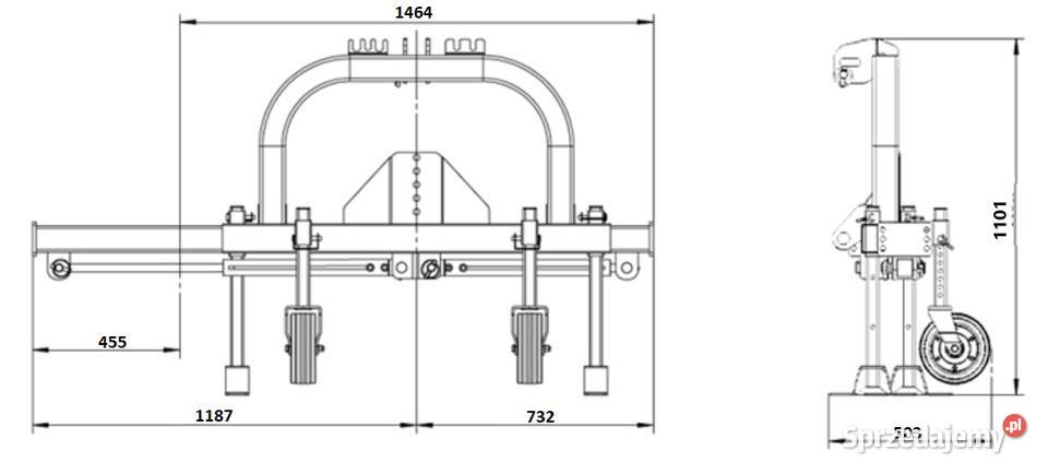 3 Rama do pielnika sadowniczego dostawa cała nieuszkodzony kujawsko-pomorskie Tuchola