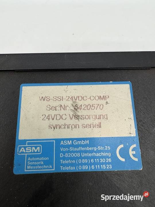 ASM GmbH WSSSI24DCCOMP Wskaźnik cyfrowy mazowieckie Warszawa sprzedam