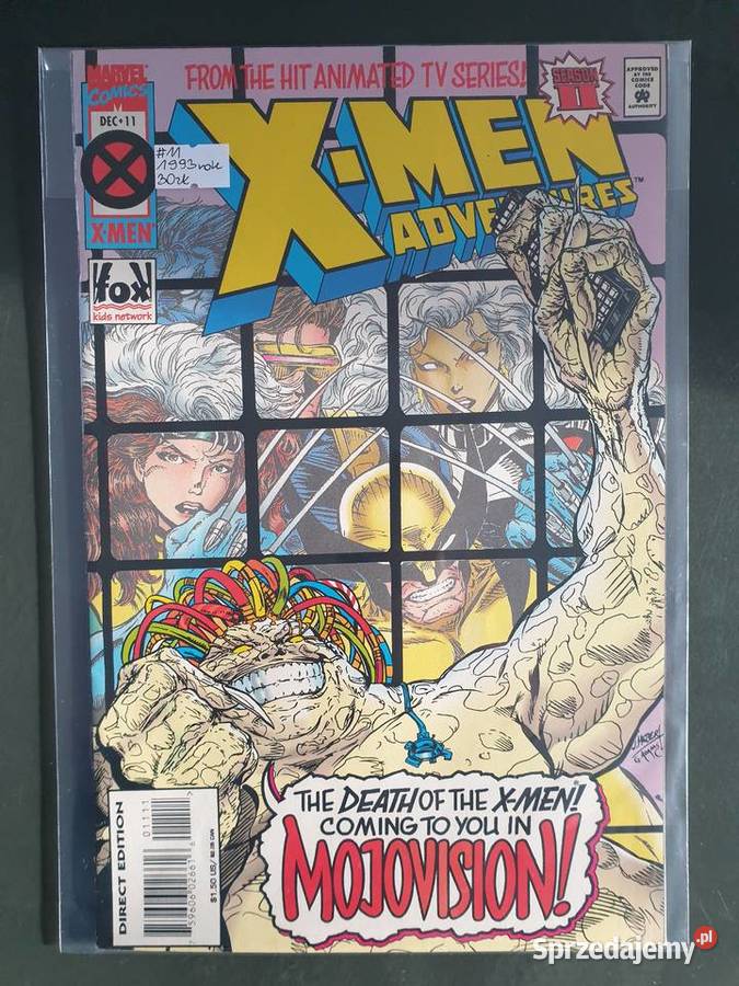 XMen Adventures zestaw 6 oryginalnych komiksów Gdynia