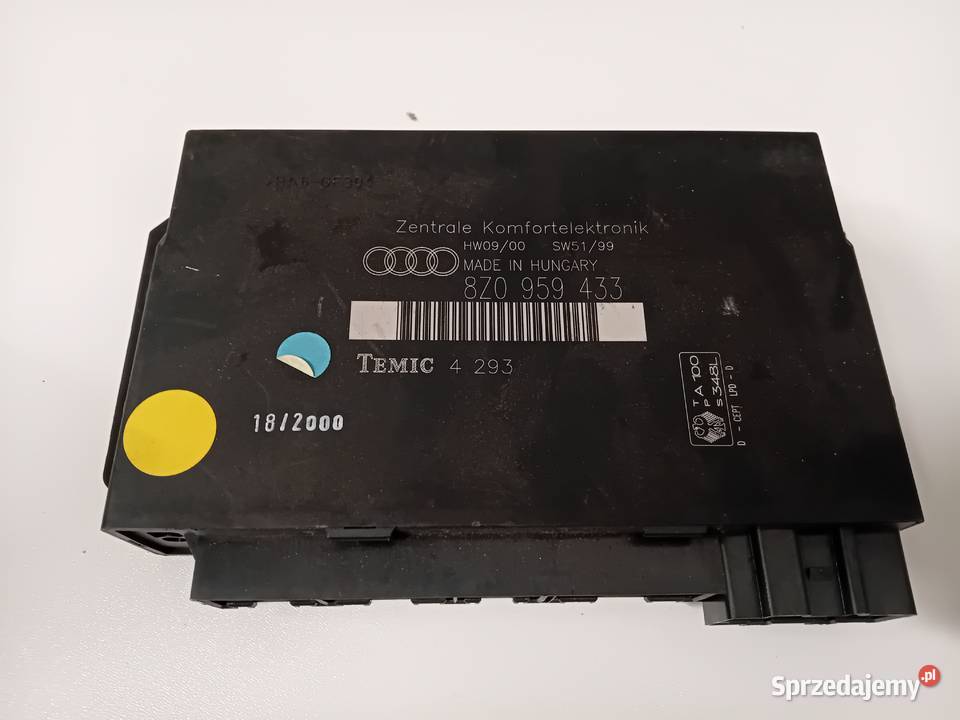 Moduł komfortu 8Z0959433 AUDI A2 WYSYŁKA 0