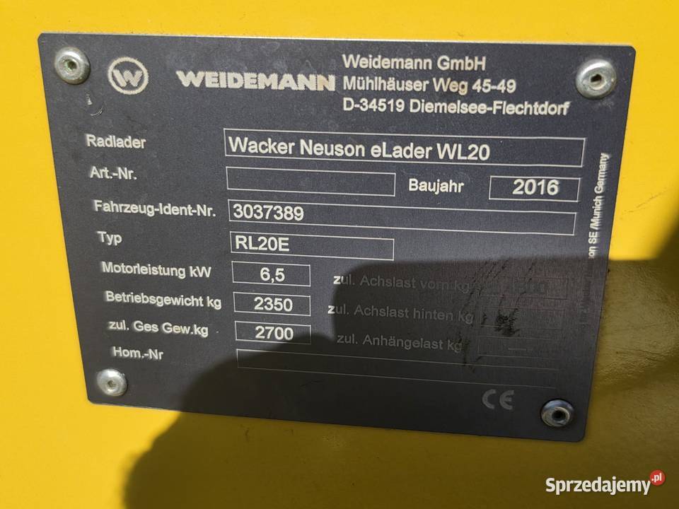 Wacker Neuson WL20 e Piękna Krzykosy