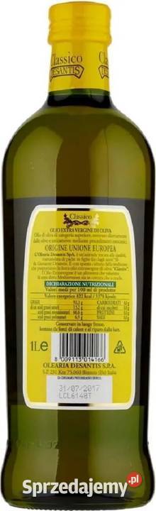 Oliwa z oliwek virgin Desantis Classico 1 l x 6 Świdnica