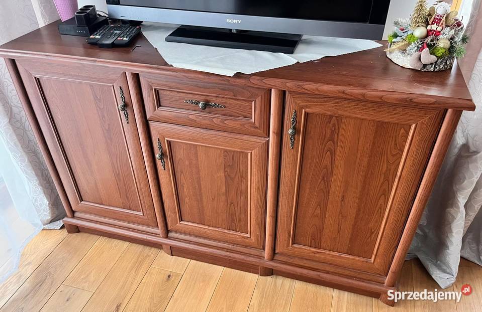 Komoda Kent 154 3 drzwi szuflada kolor kasztan Warszawa