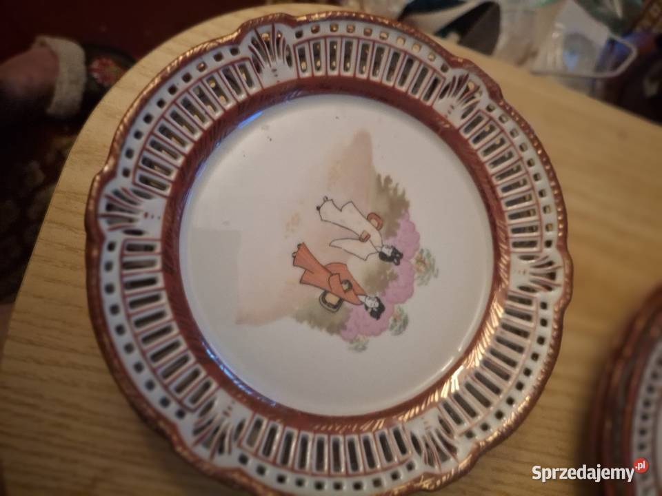 Talerzyki deserowe porcelana Porcelana i szkło Warszawa