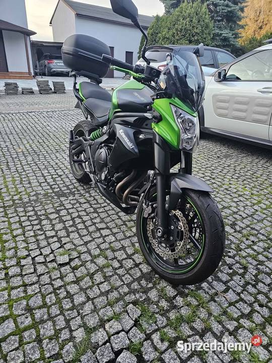 Kawasaki ER6N motocyklisty 72KM Nędza