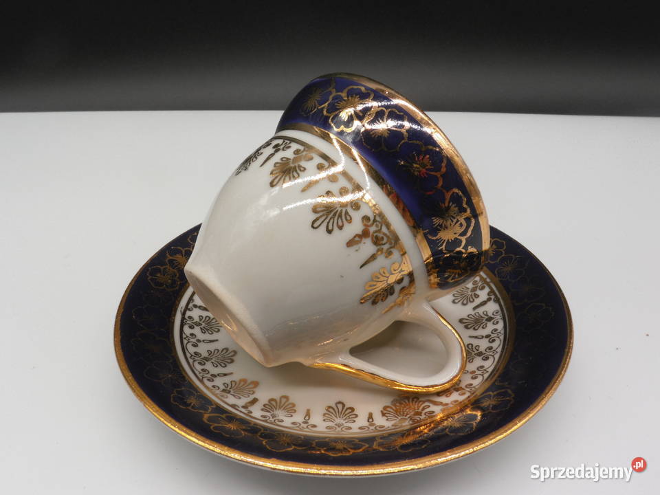 Piękna filiżanka do mokki espresso Istanbul Porcelana i szkło