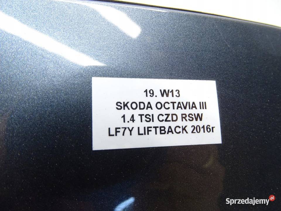 KLAPKA PALIWA KOREK SKODA OCTAVIA III LF7Y Klapki wlewu paliwa małopolskie
