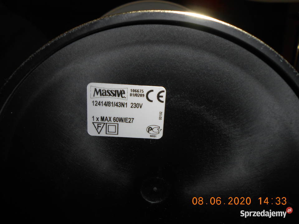 Lampa stołowa Massive Belgia biały Kępno