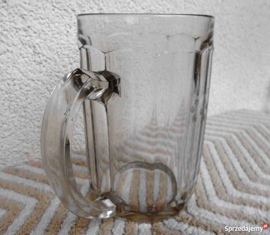 Szklany kufel do piwa Pinta Klask z 1964r poj Warszawa