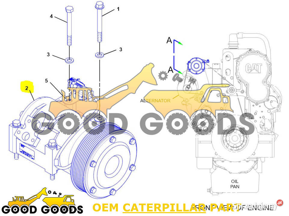 CAT SPRĘŻARKA KLIMATYZACJI 3050325 3050325 Władysławów