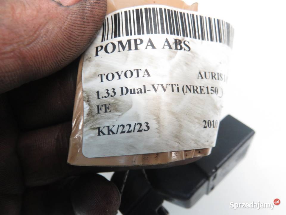 POMPA ABS TOYOTA AURIS I E15 0265800986 osobowe