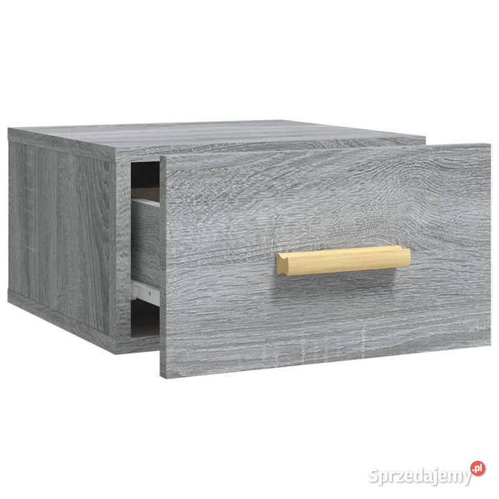 Wisząca szafka nocna szary dąb sonoma 35x35x20 Nocne