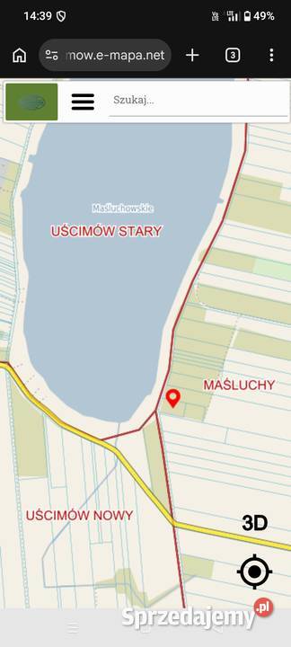 Sprzedam działkę jeziorem maśluchowskim Maśluchy