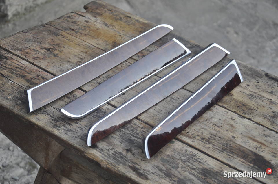 Dekory Drewno Komplet Drzwi Quattro Audi A6 C6 Deski rozdzielcze, konsole