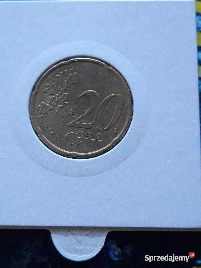 20 Eurocentów Grecja 2002 r men E Konin